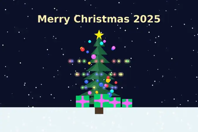 AI generated image of a Christmas tree to illustrate blog post: Merry Christmas 2025: Celebrating Joy, Connection, and Timeless Traditions